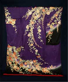 【No.13】濃葡萄に垂れ花